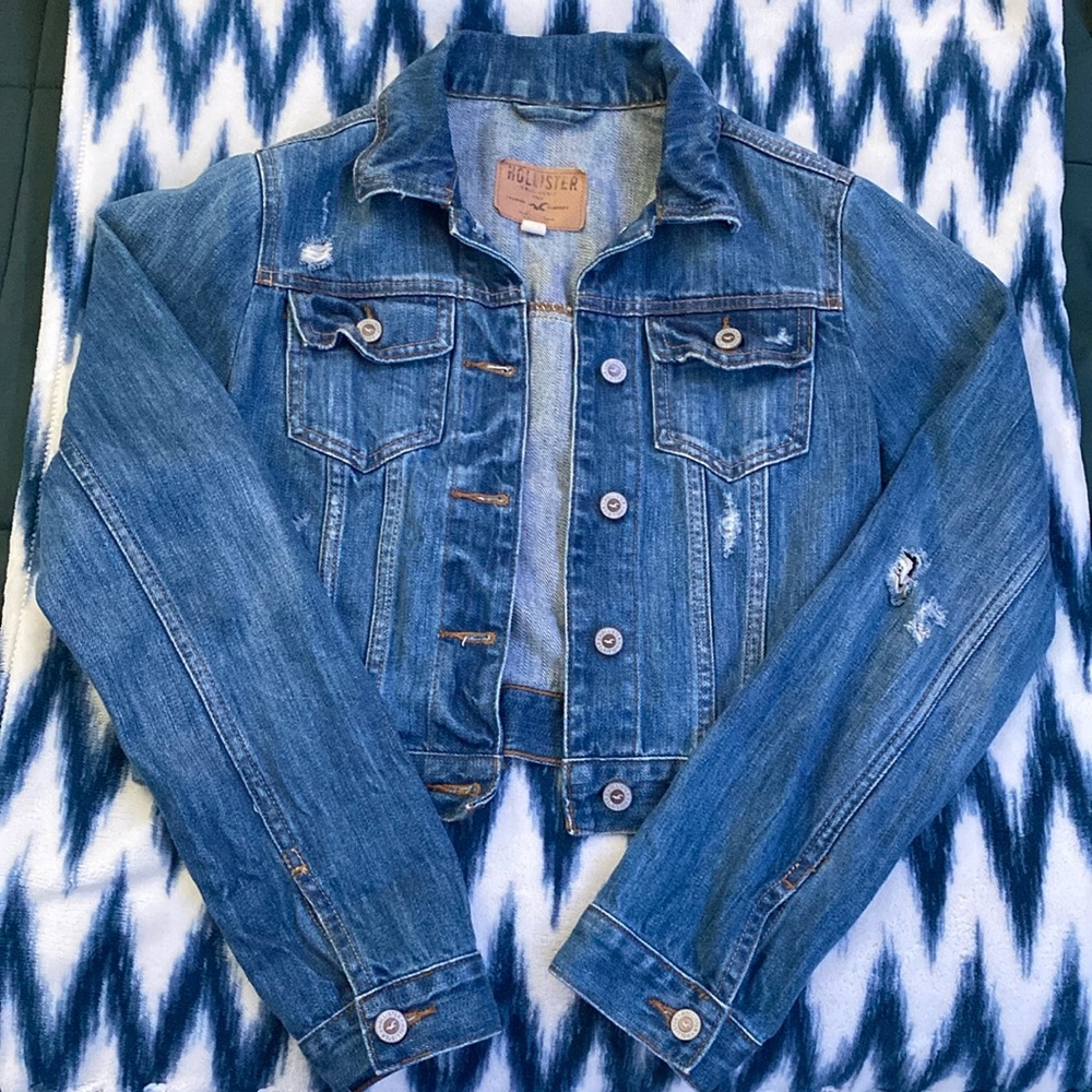 Hollister Women’s Distressed Denim Jacket